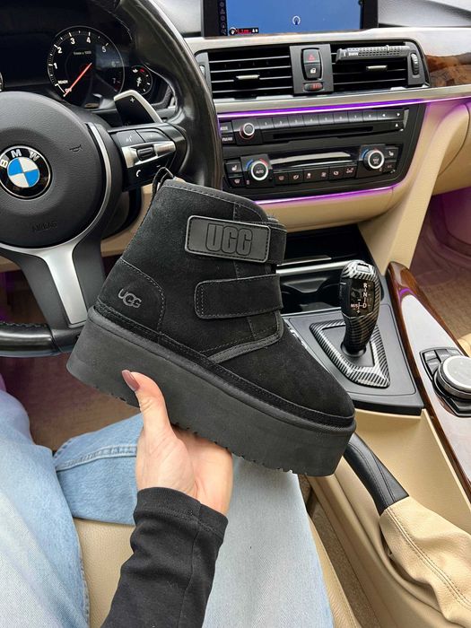 Уггі UGG Neumel Platform Black Угг Нюмел (36-41)