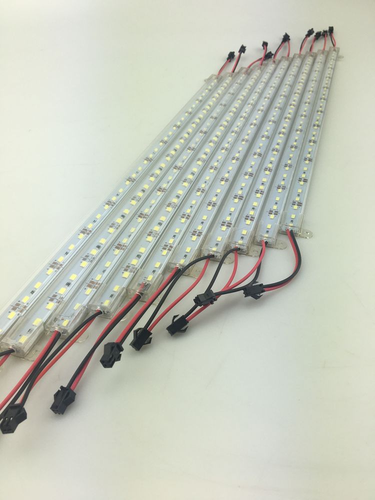 10 sztuk listwa LED 72 smd 1 M 12V z profilem