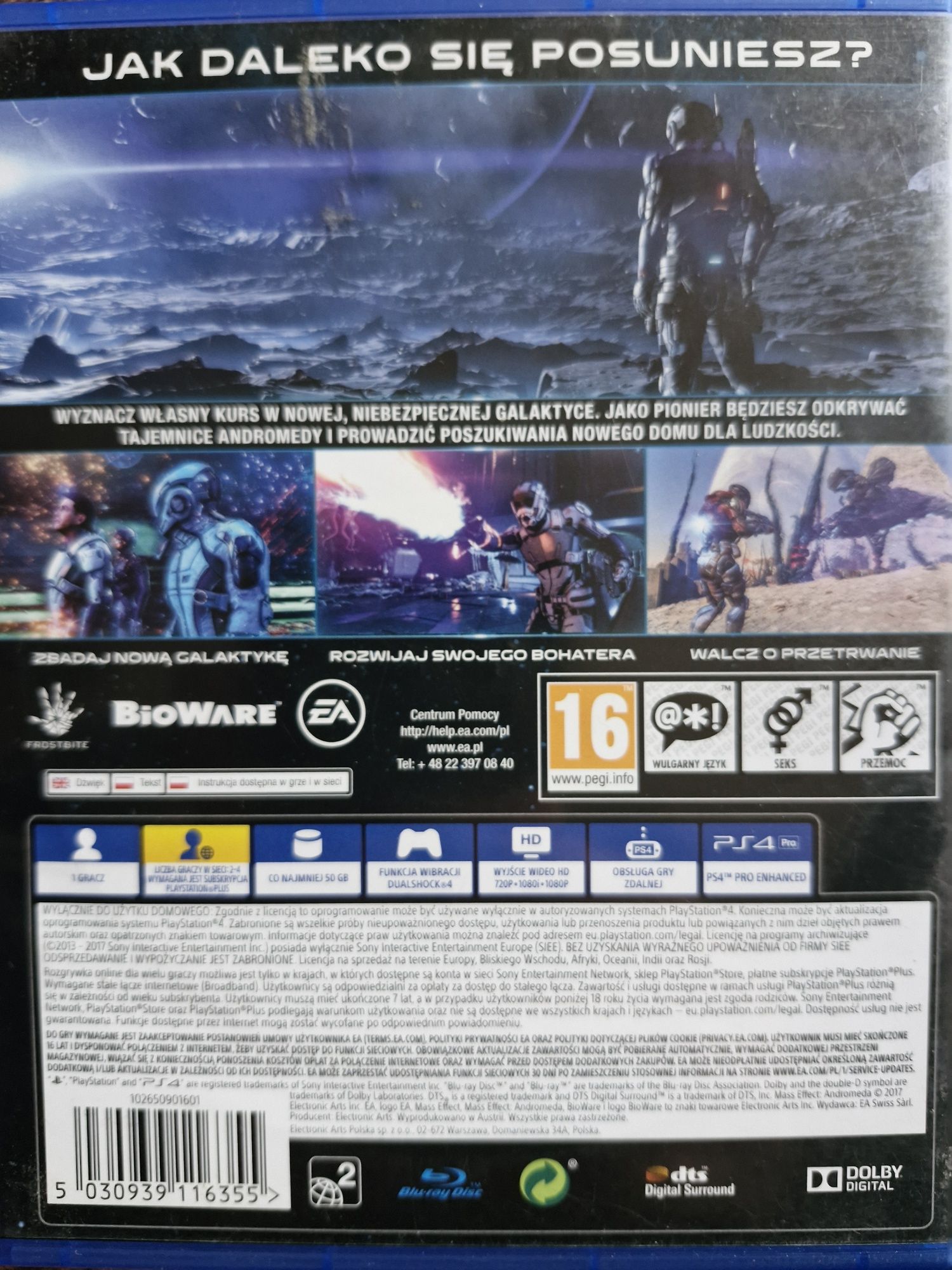 Mass Effect Andromeda gra na PS4