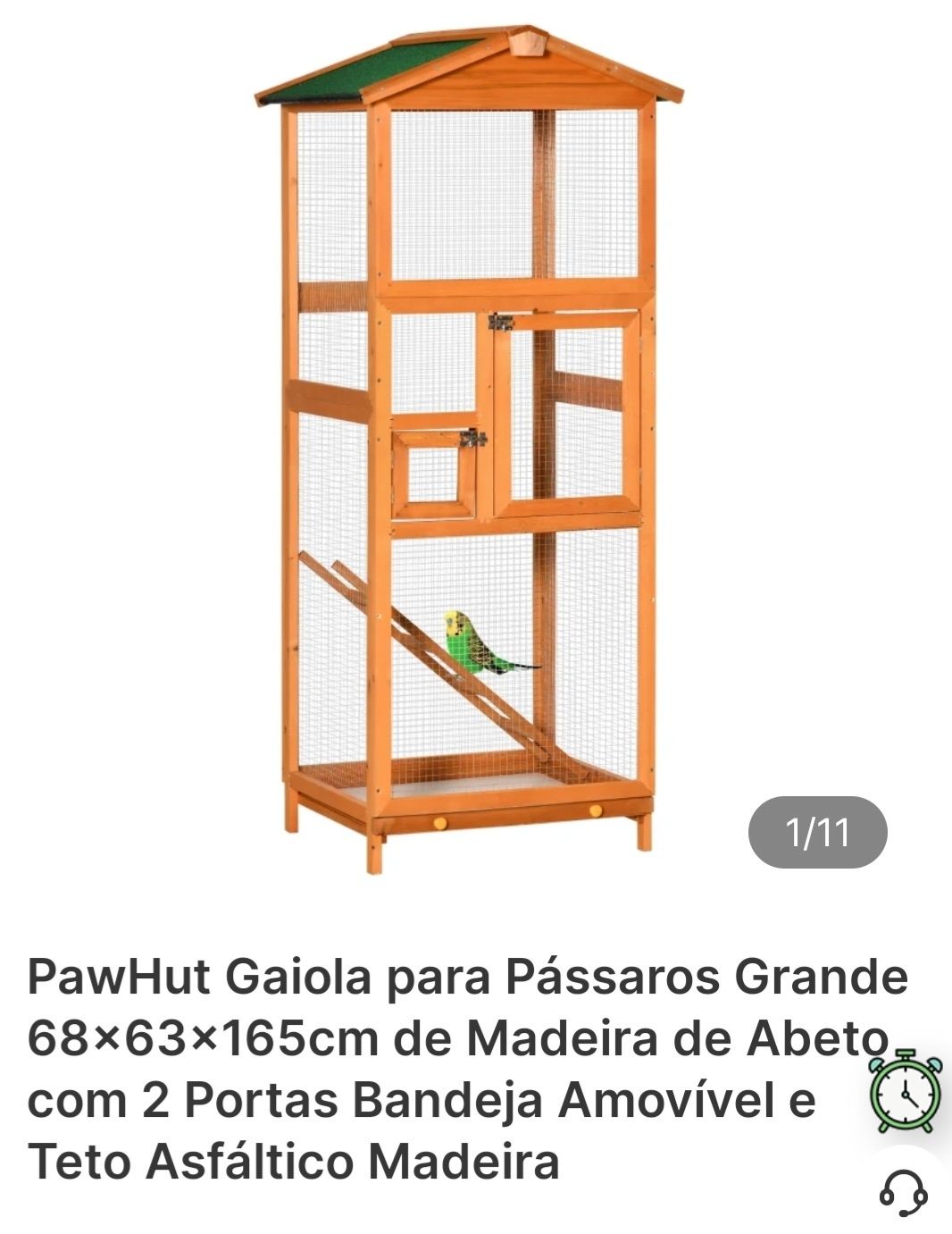 Gaiola grande para pássaros