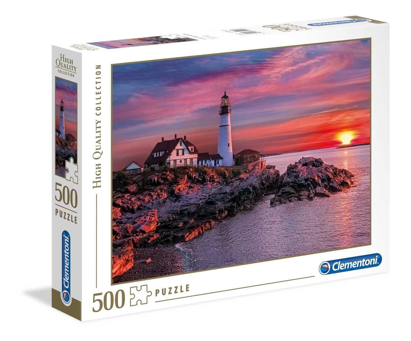 Clementoni 35049 Puzzle 500 latarnia PORTLAND