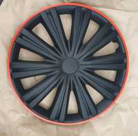 Ковпаки R13 R14 R15 R16 Giga R black колпаки на колеса диски чорні