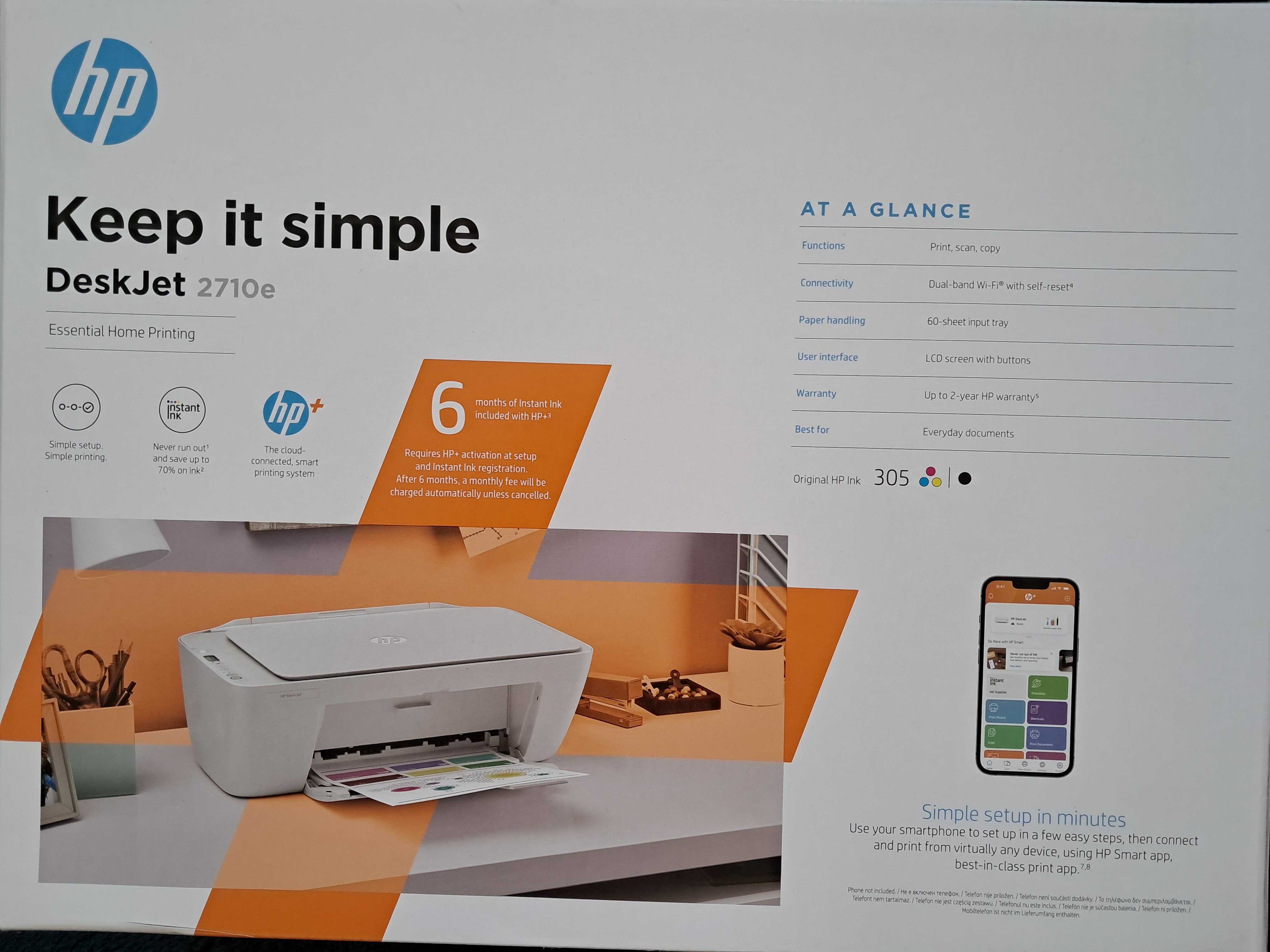 Urządzenie wielofunkcyjne HP DeskJet 2710e