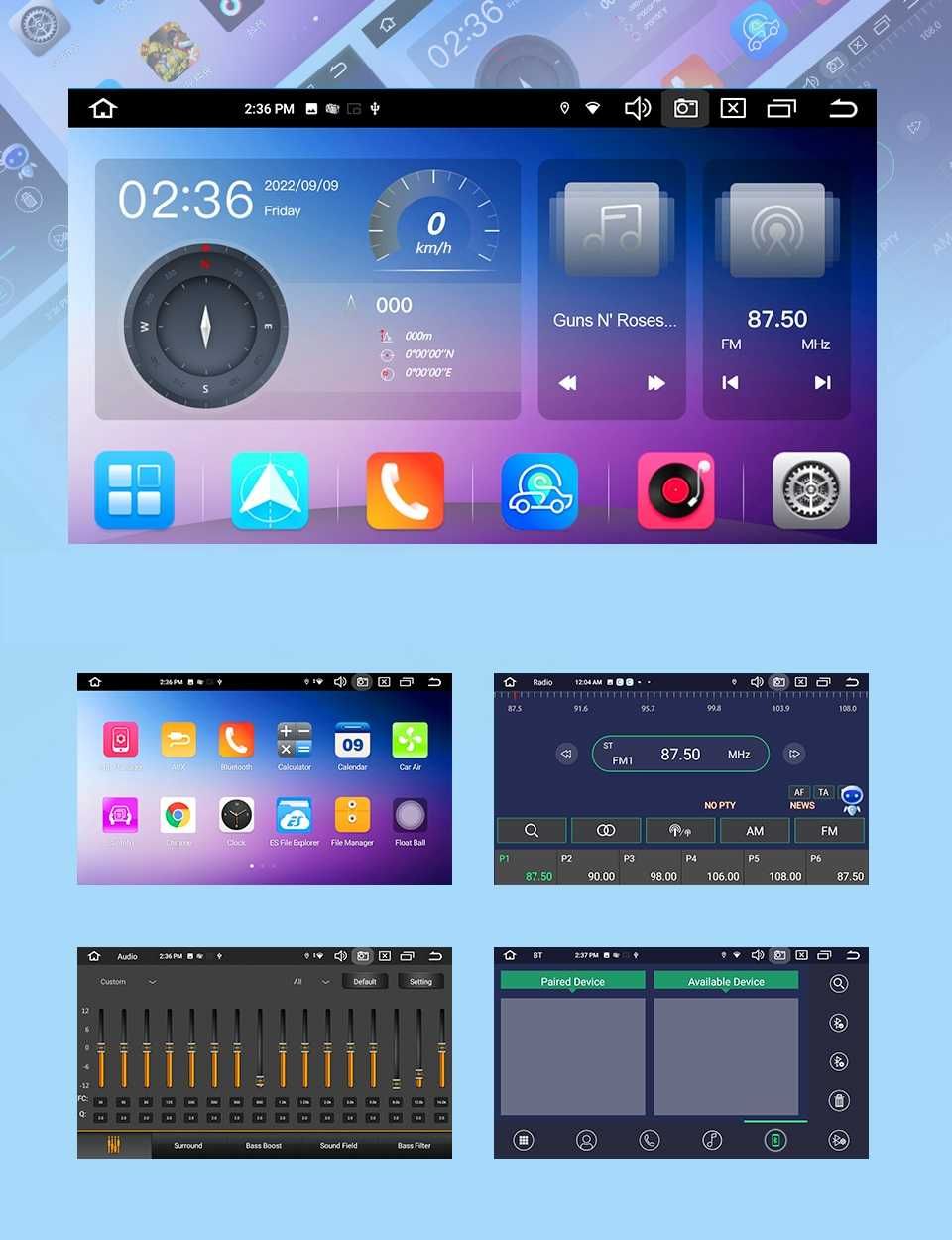 Radio DAB+ Android CarPlay WiFi 4G USB GPS Alfa Romeo 159 Spider Brera