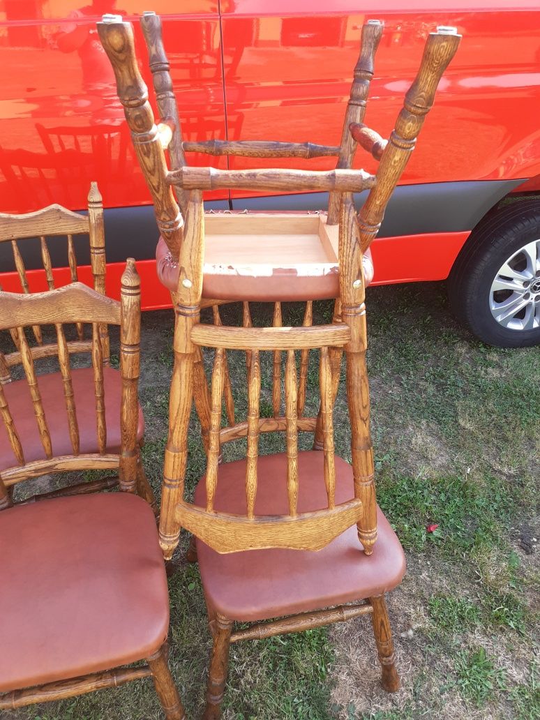 Krzesła drewniane 4 sztuki