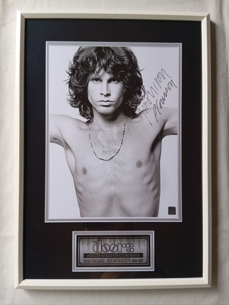 Moldura Filme The Doors com Autógrafo (A4)