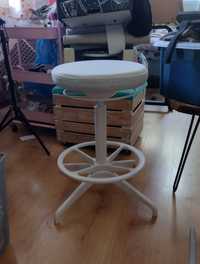 Stołek / krzesło biurowe do siedzenia lub stania jasne ikea lidkullen