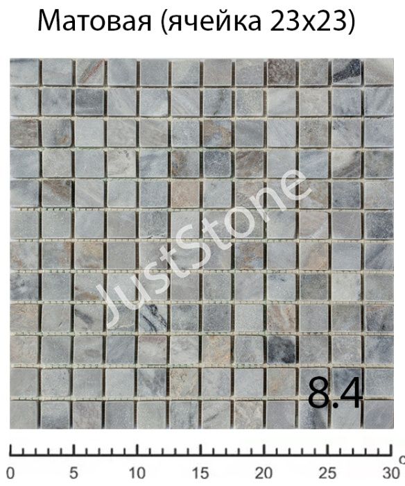 Мраморная мозаика Бело-серая, мрамор травертин плитка мозаичная