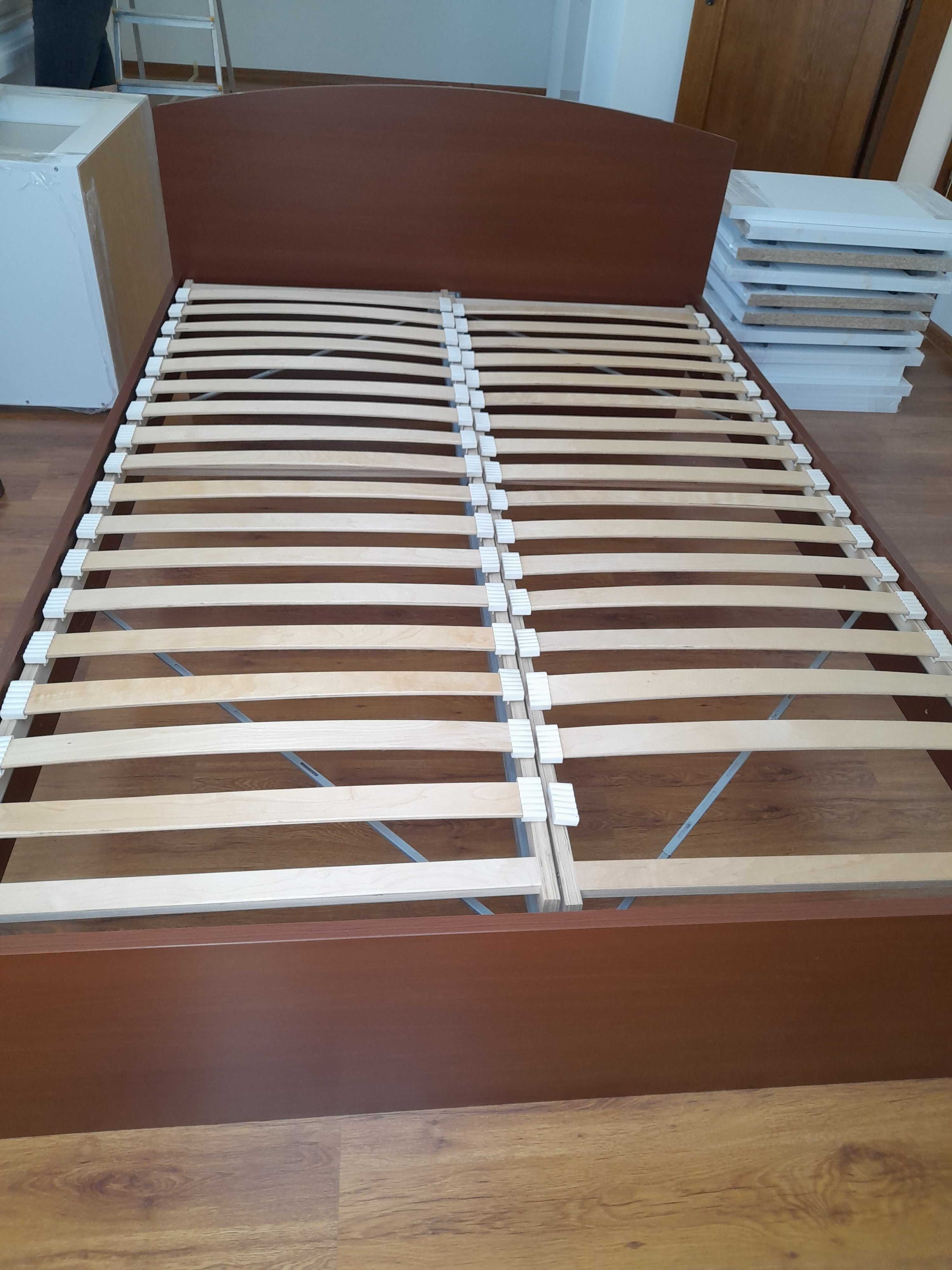 Rama łóżka łóżko Ikea Ramberg ze stelażem 140x200