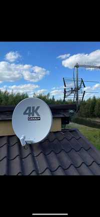 Montaż Ustawianie Serwis Anten Telewizji SAT(CANAL+ POLSAT) DVBT2