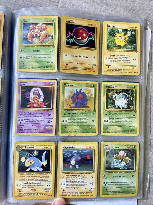 Cartas Pokemon antigas