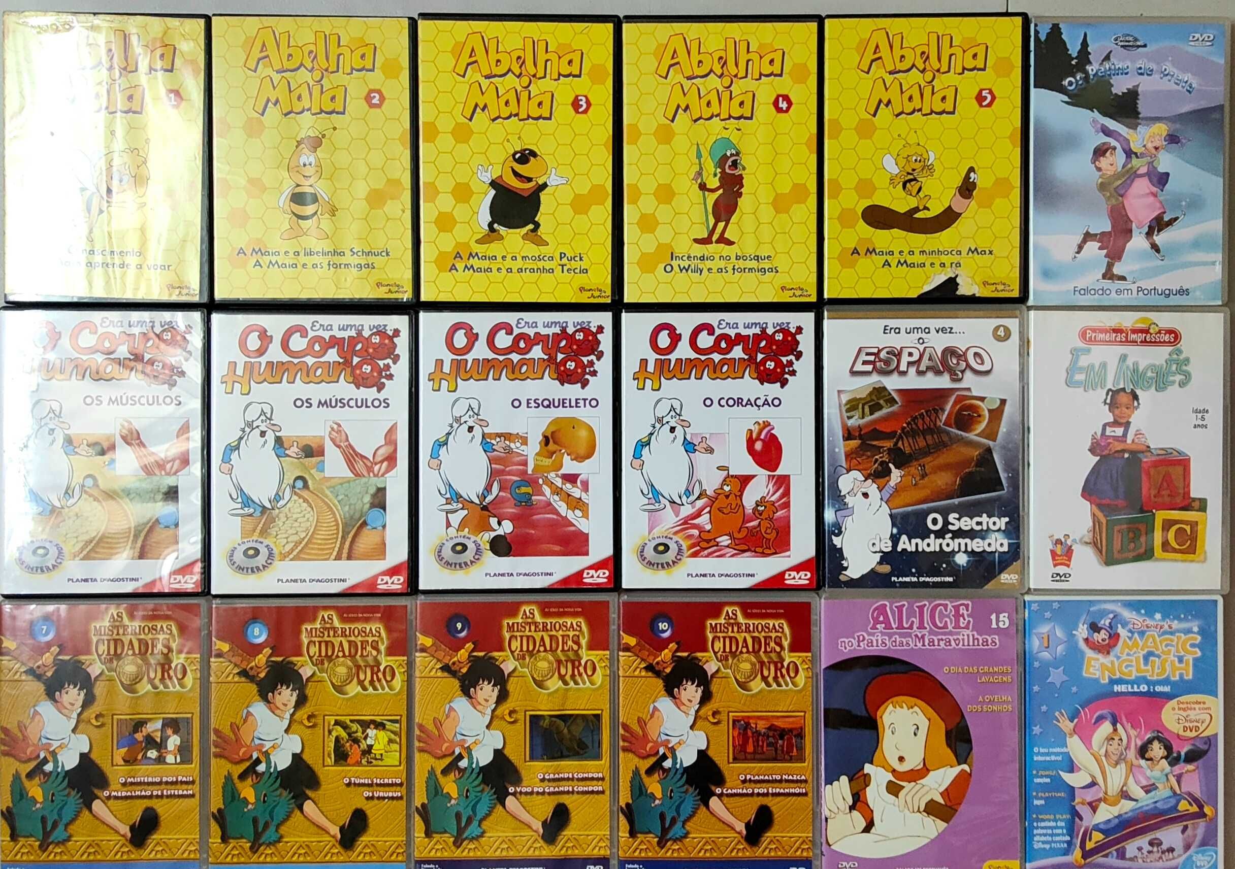 Lote Dvd Infantil 1 - Ver lista Abaixo - PROMOÇÂO 1 €