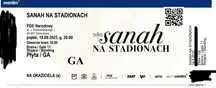 Bilety na koncert SANAH 19.09.2025 Warszawa PGE Narodowy