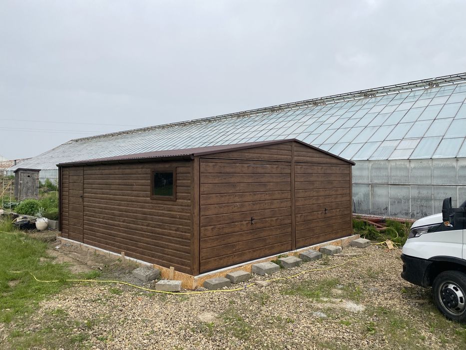 Garaż, Garaże drewnopodobne 6m x 5m lub 6m x 6m , Krótkie terminy