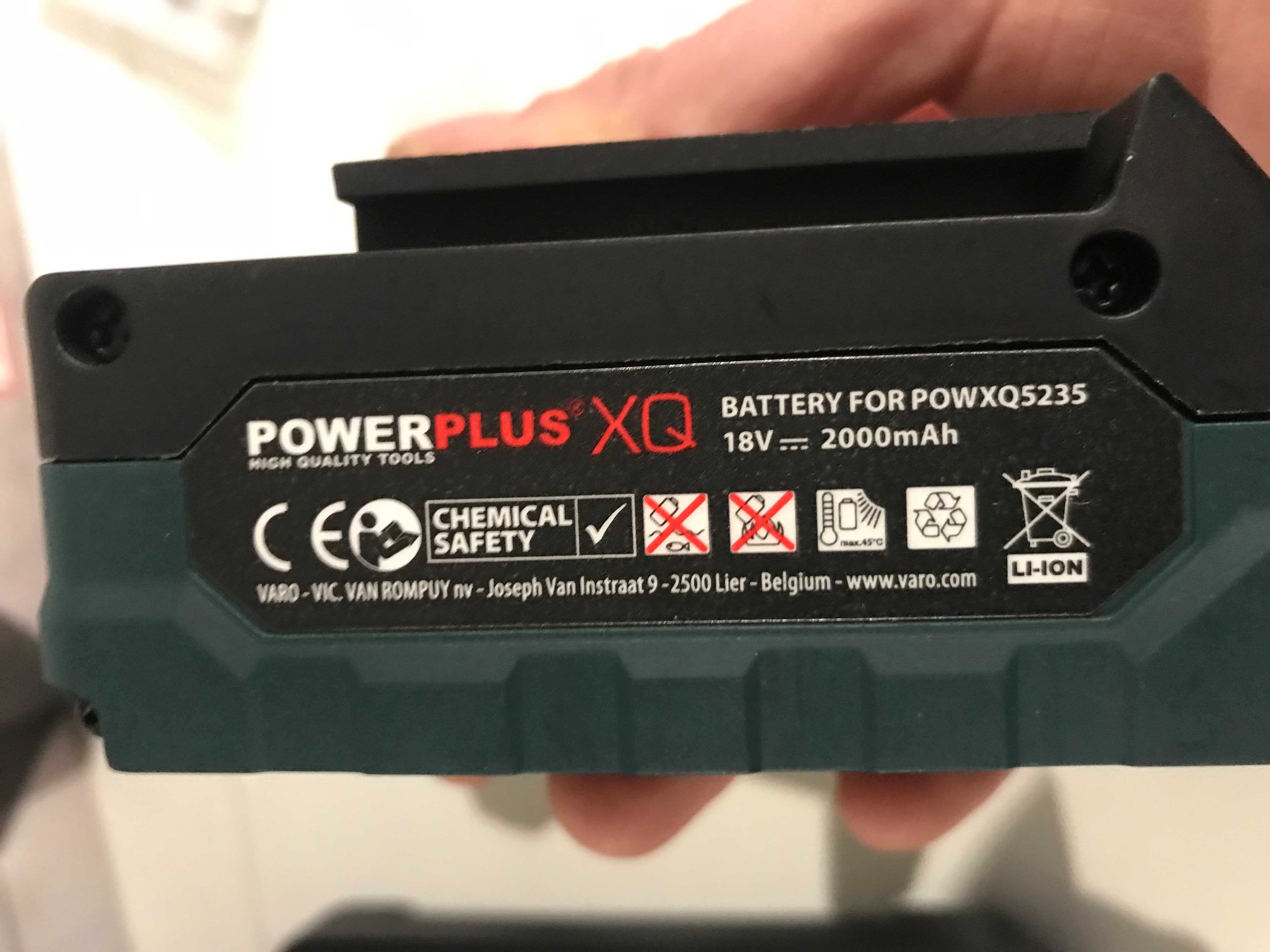 Шуруповерт Powerplus POWXQ5235 18V Li-Ion з 2 батареями + кейс