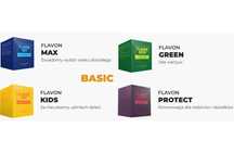 Flavon produkty basic - Flavon Kids / Max / Green / Protect