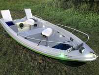 Łódka wędkarska wiosłowo-motorowa BEAVER 360