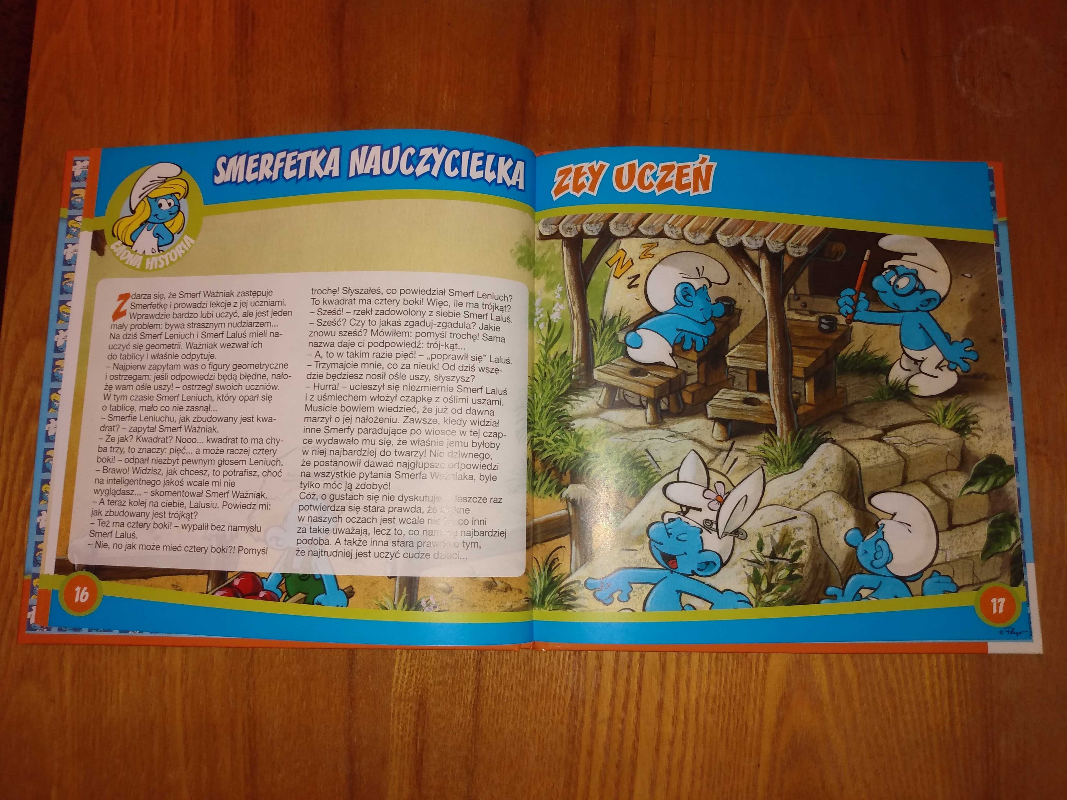Smerfy - książka - poznajemy zawody świata! Nauczycielka