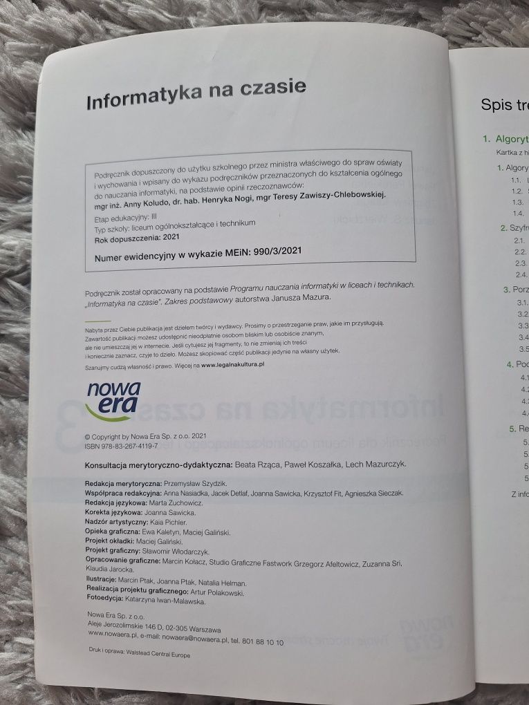 Informatyka na czasie 3. Zakres podstawowy