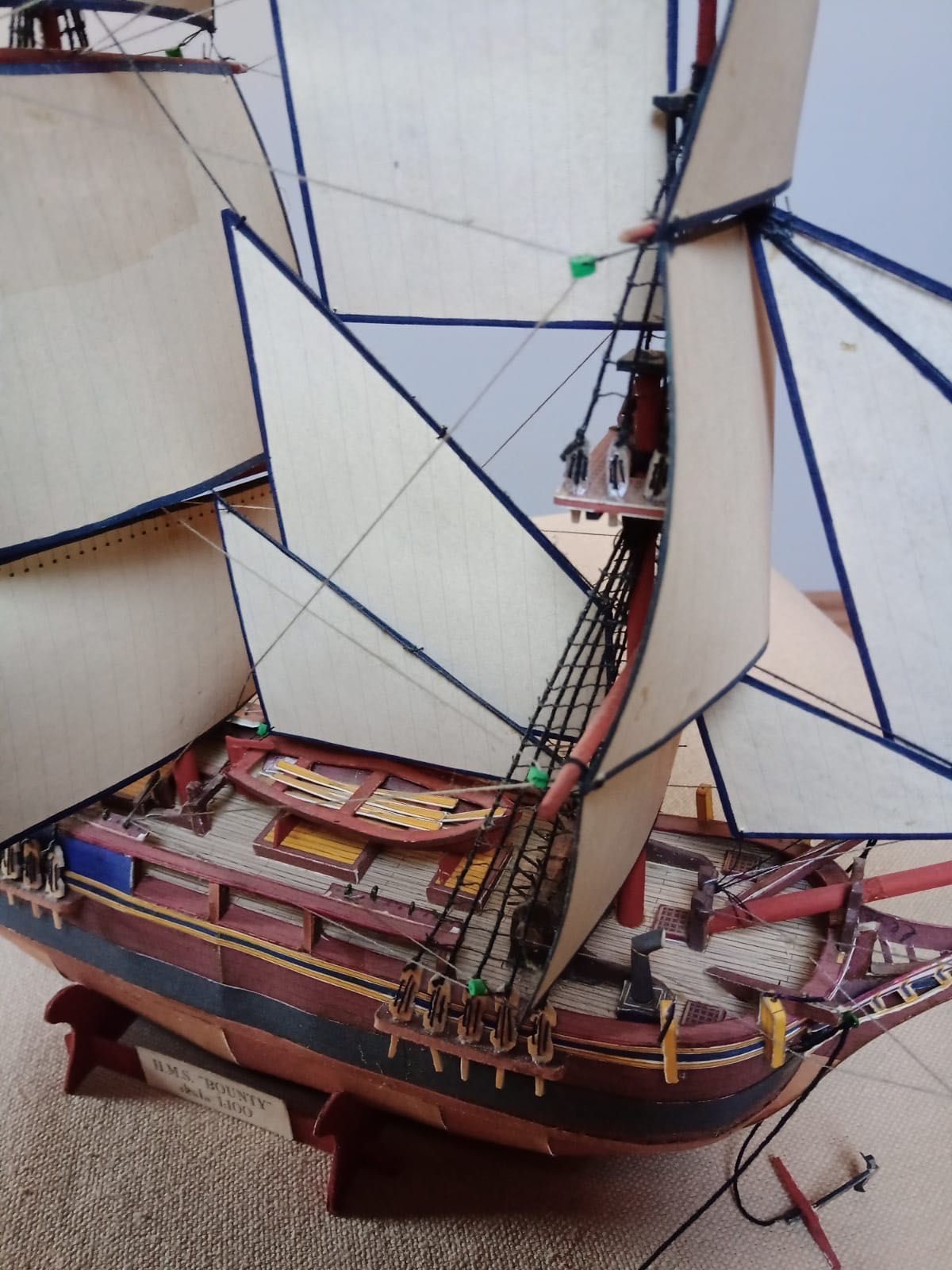 Model okrętu żaglowego HMS Bounty