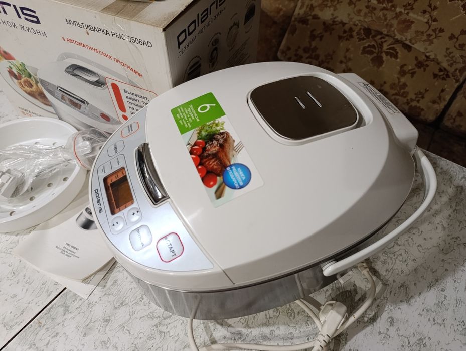 Мультиварка Polaris PMC 0506 AD пароварка Нова