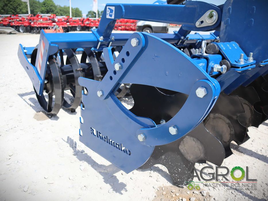 Brona talerzowa ciężka 4m Rolmako U652 hydraulicznie składana daszek