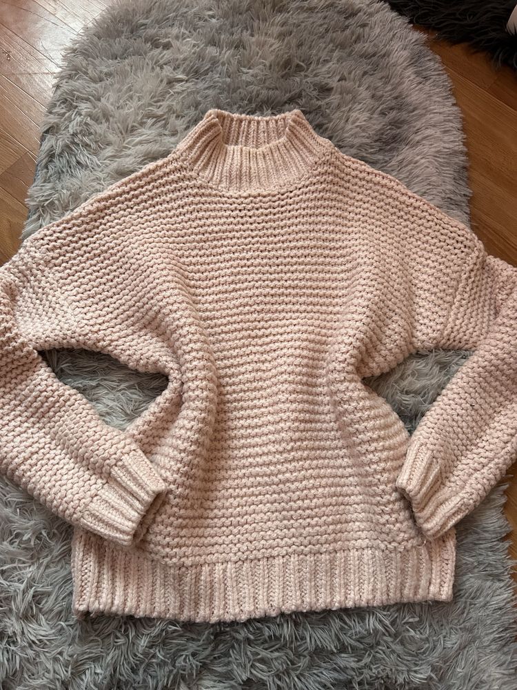 Sweter damski gruby splot M 38 Reserved