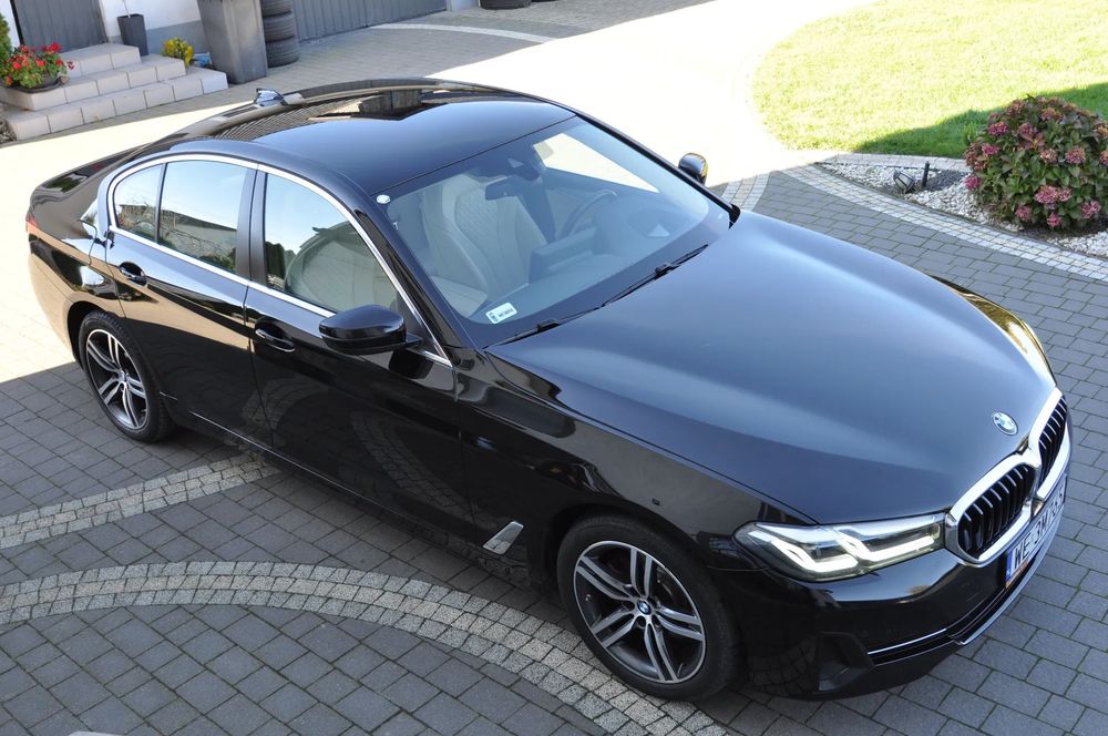 BMW Seria 5 BMW 520 XDRIVE 2021R Head-Up H&K  ORYGINAŁ Hak S-Polska Fa VAT 23%