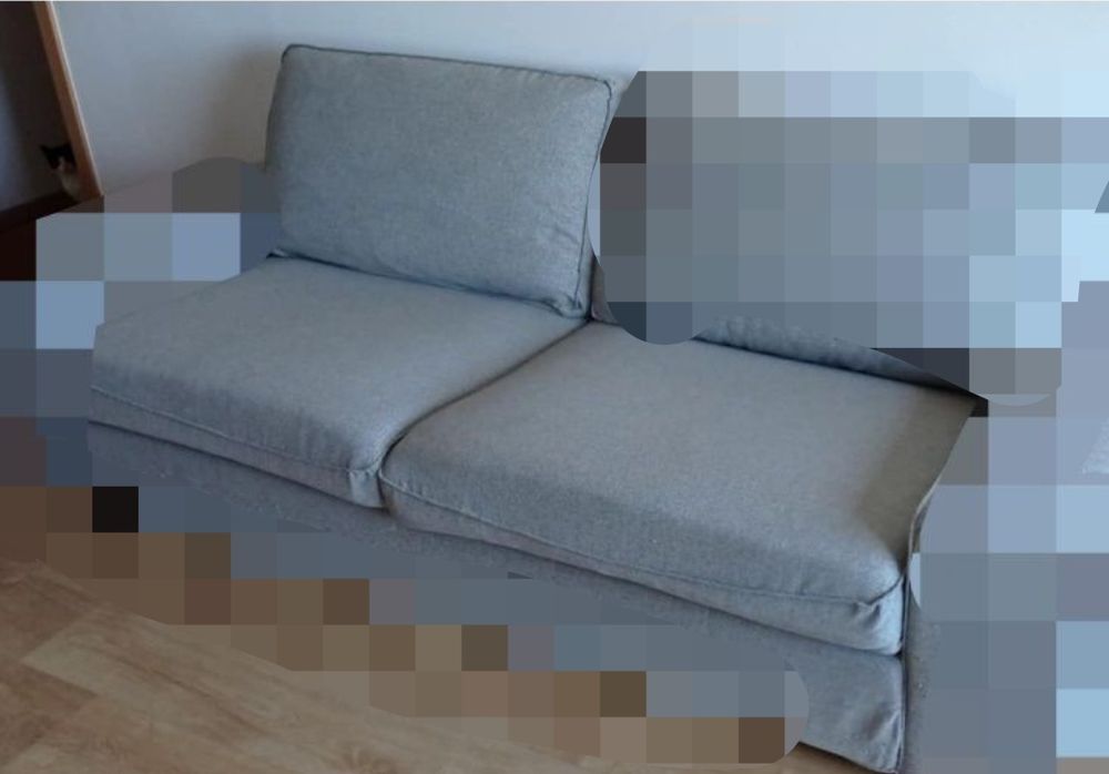 Almofadas Sofá Kivik IKEA 3 lugares cinza