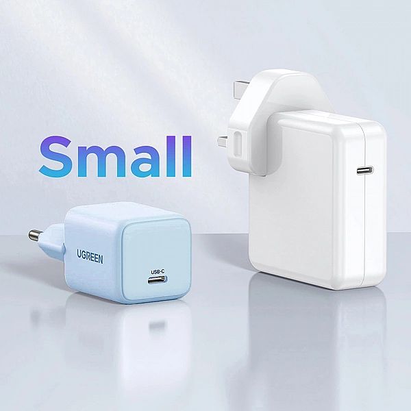 Ładowarka sieciowa Ugreen X512/20W GaN 1x USB-C - niebieska