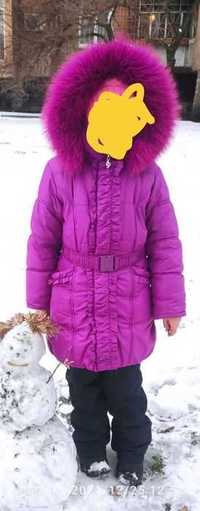 Продам зимове пальто для дівчинки Danilo 116.Пальто