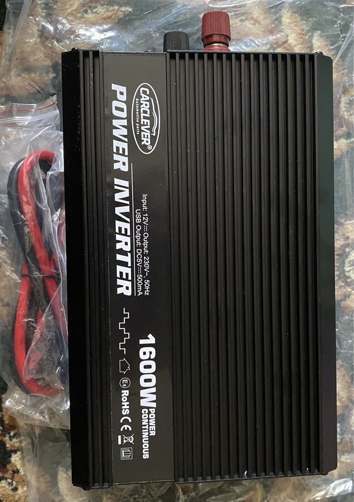 Новий. Інвертор CarClever 1600W