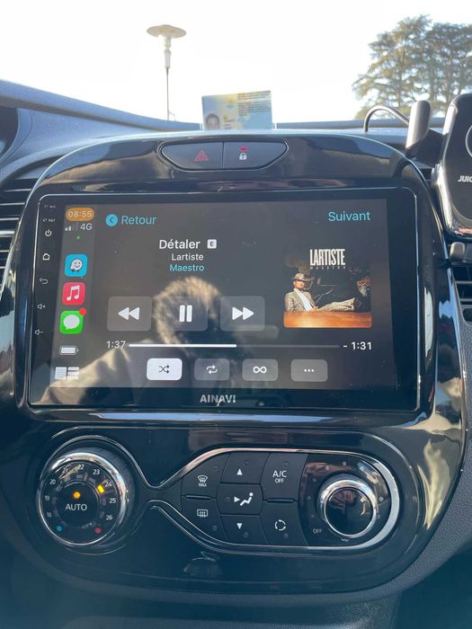 (NOVO) Rádio 2DIN 9" • Renault CAPTUR (2013 a 2019) • Android [4+32GB]