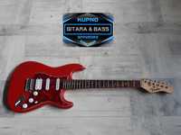 Gitara Stratocaster-red metallic-kopia Fender-HSS-wysyłka Free-zamiana