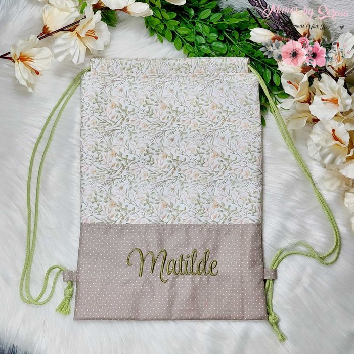 Saco-Mochila em Tecido - Personalizado
