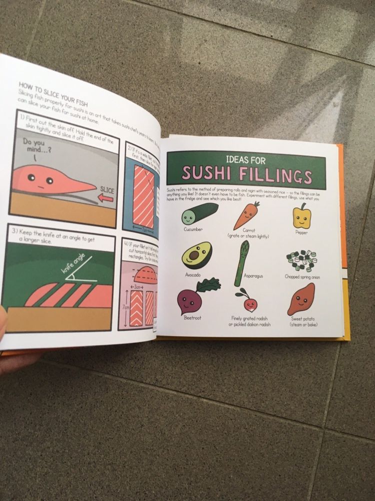 Sushi Comic Book: Step-by-Step Recipes