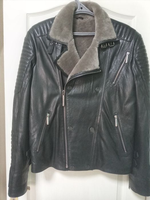 Куртка кожанная новая PHILIPP PLEIN ( возможен обмен )