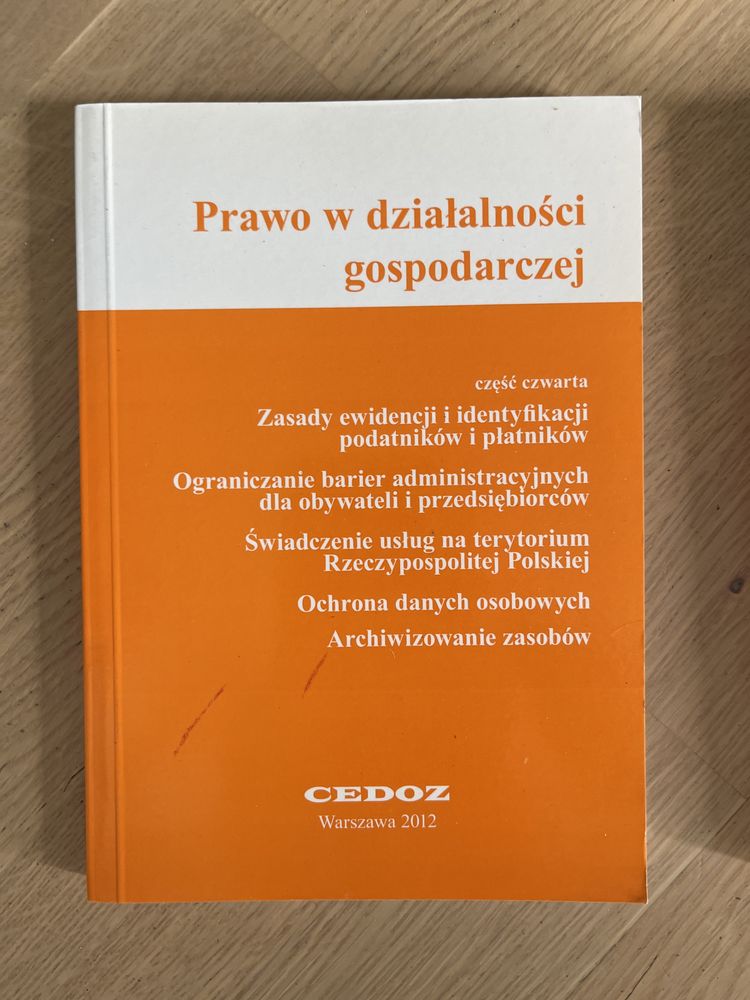 Prawo w działalności gospodarczej cedoz podatek zasady