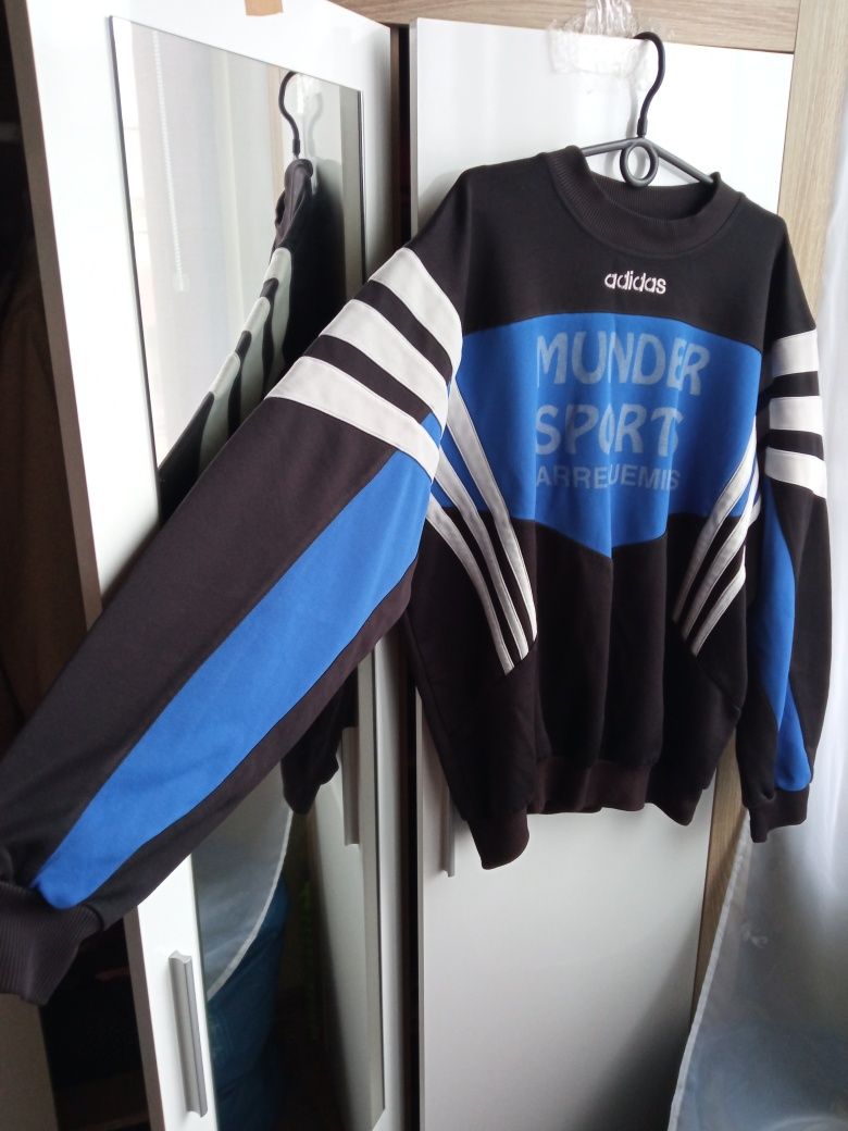 Adidas asf 93 cm bluza vintage retro sportowa dresowa XL