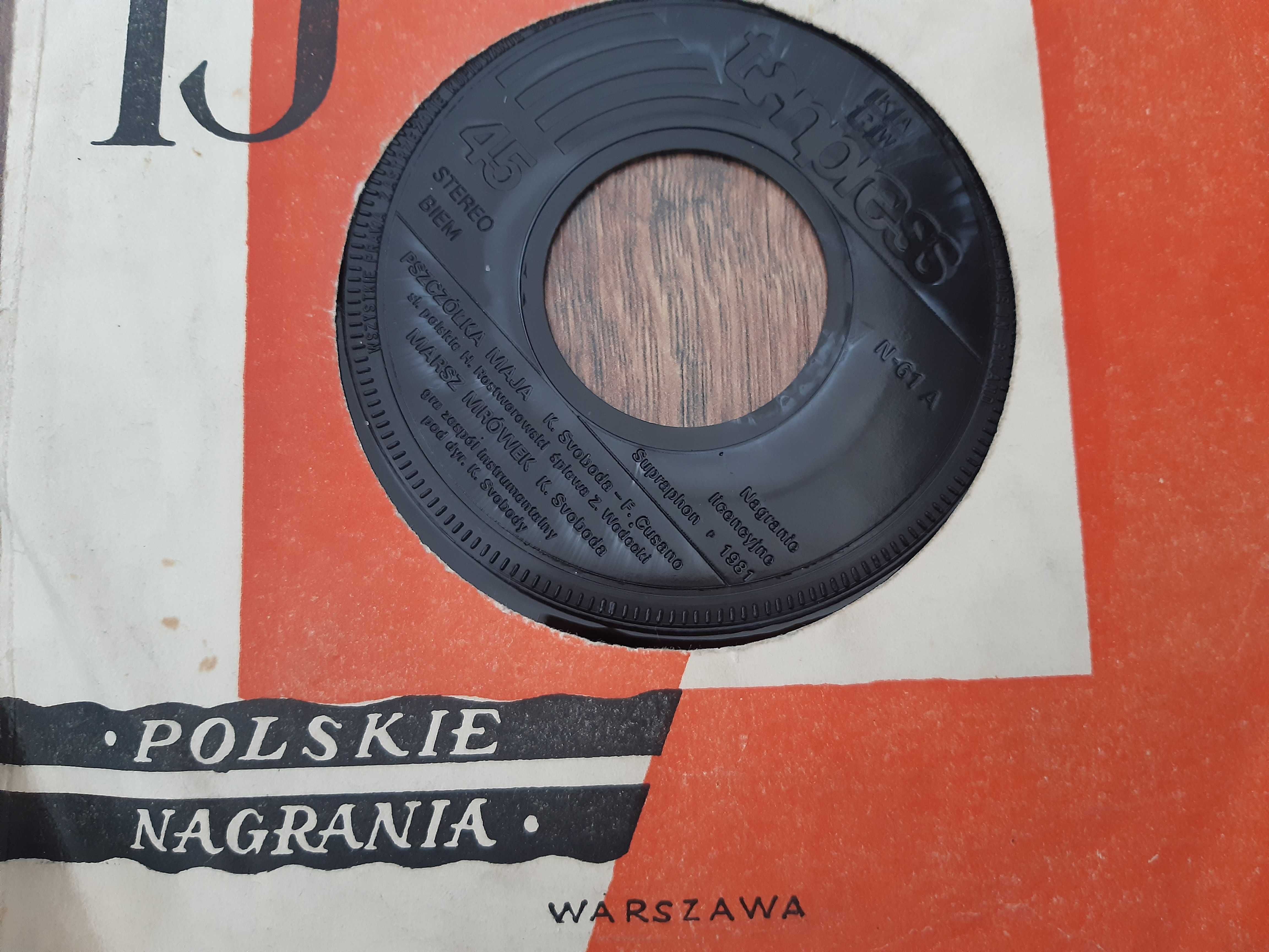 10x Bajka muzyczna Piosenki winyl płyta winylowa