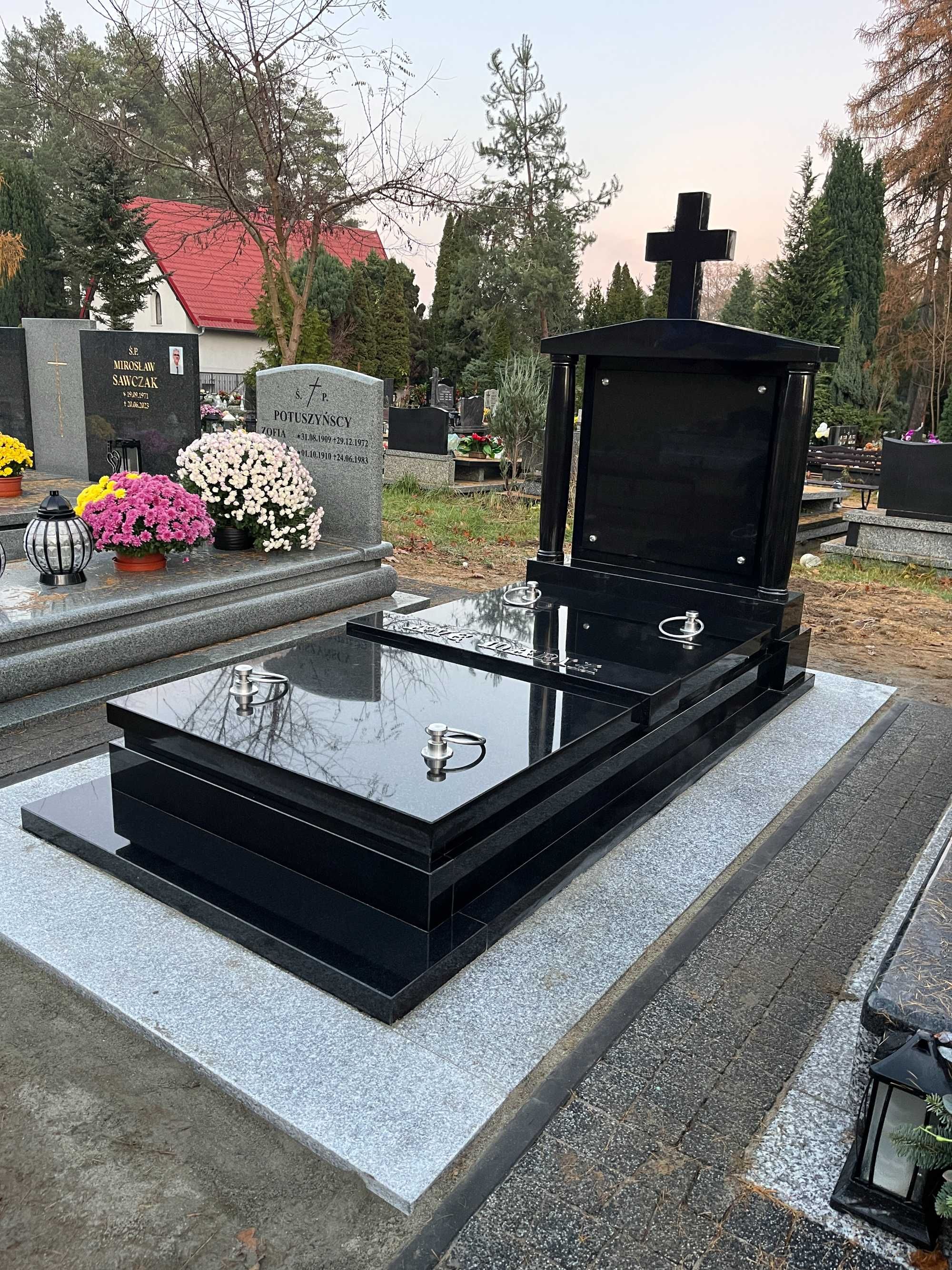 Nagrobek granitowy SZWED BRYŁA
