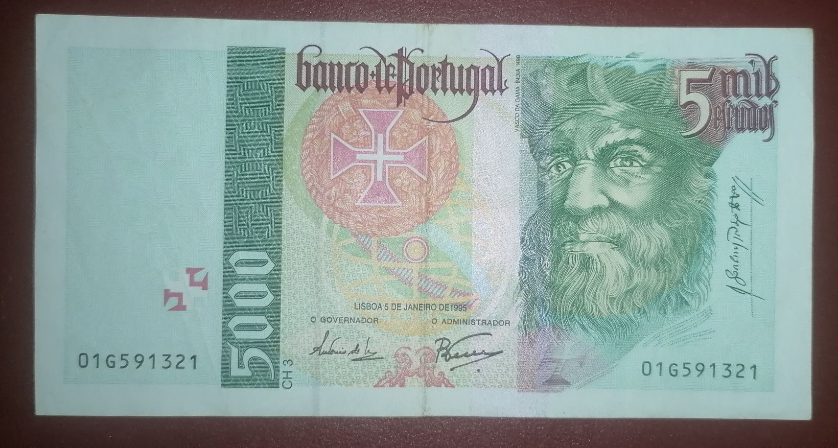 Nota de 5000 escudos