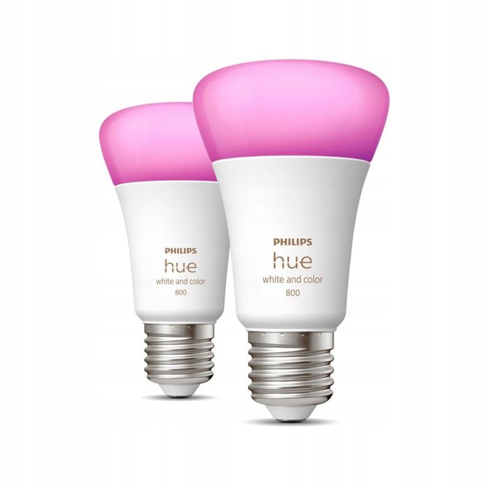 Philips Hue White and Color Ambiance E27 2-pak
