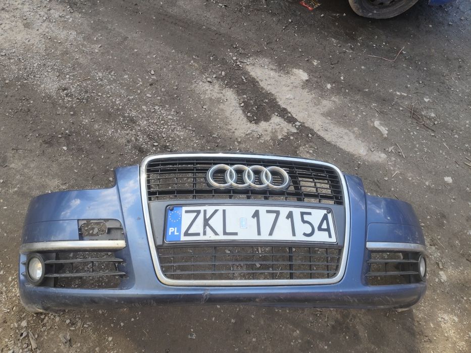 Audi A6 C6 LZ5B zderzak przód przedni halogeny grill