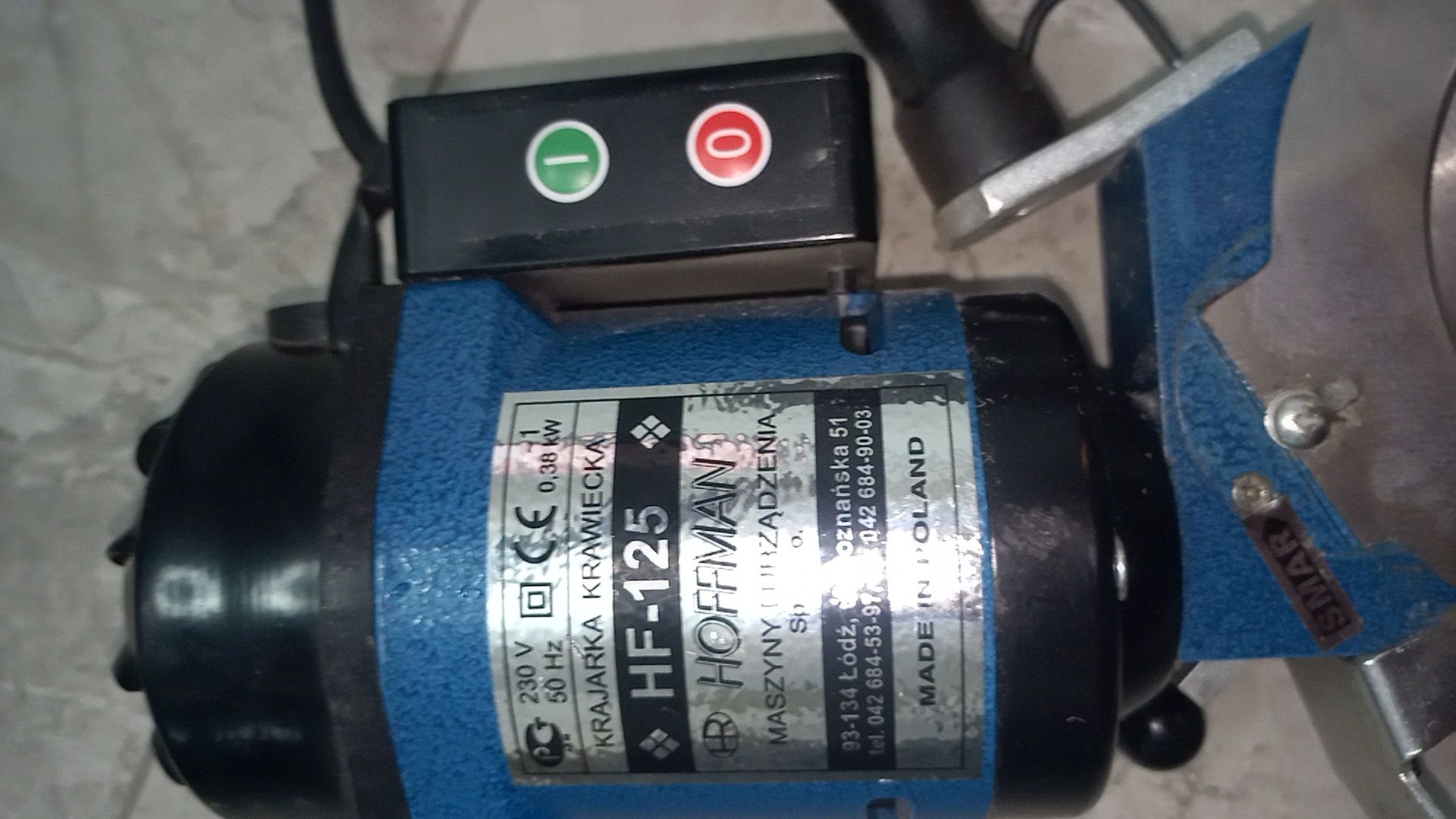 Nóż tarczowy krajarka do tkaniny HF-125 HOFFMAN
