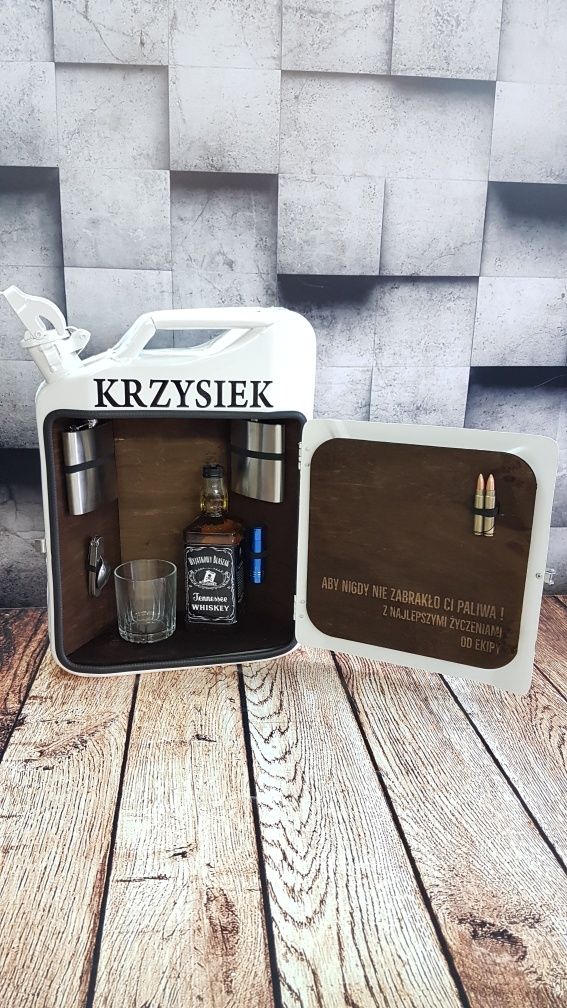 Kanister Barek dla wędkarza i myśliwego + gadżety prezent Urodzinowy