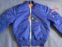 Nowa Kurtka Męska Alpha Industries MA-1 Heritage L Niebieski