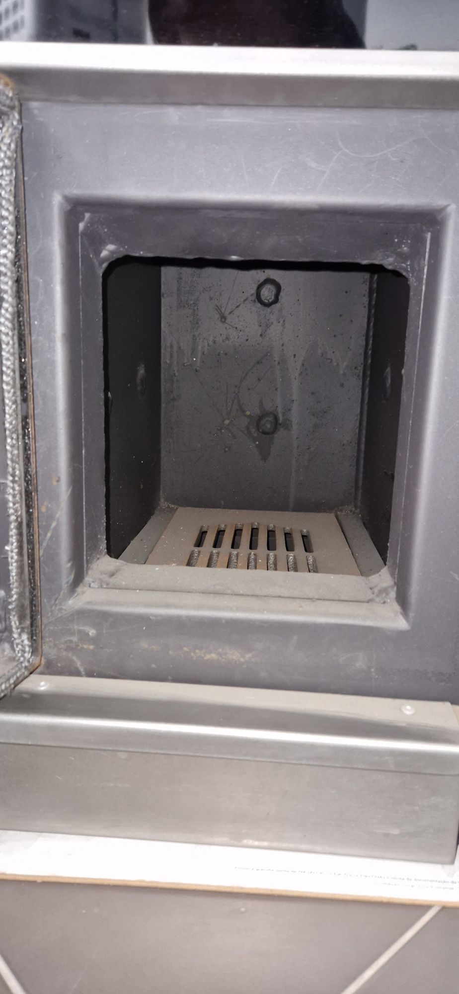 Caldeira de Aquecimento Central a Lenha p/Cozinha, 40L Inox (Nova)
