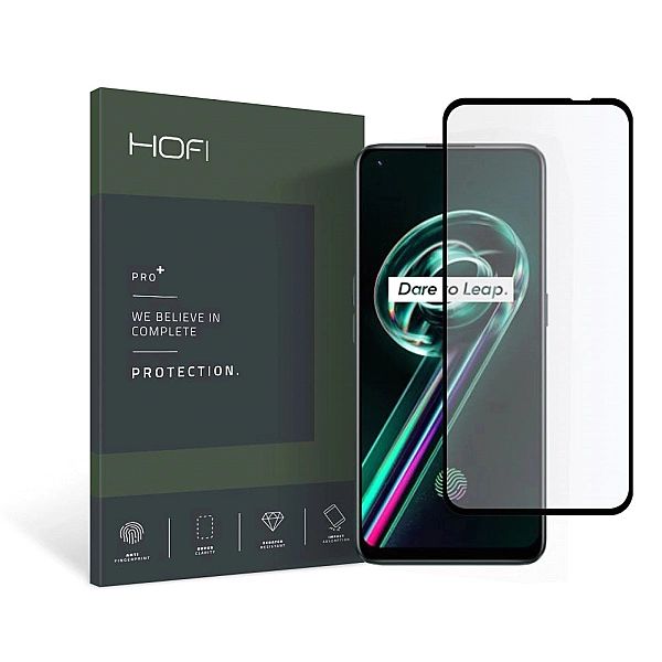 Szkło Hartowane Pełne z Ramką do Realme 9 Pro+ Plus Black
