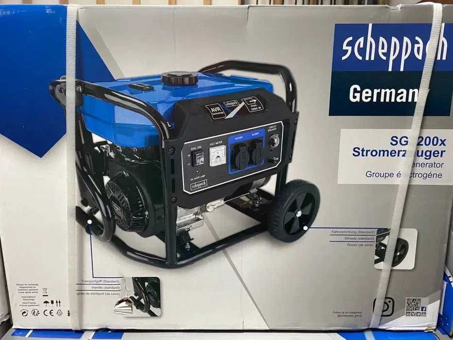 Генератор Бензиновий Scheppach SG3200X НІМЕЧЧИНА